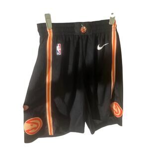 Nike Atlanta Hawks NBA Basketball Shorts Black Mens Size Large NWT